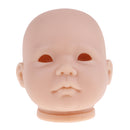 Lifelike 20inch Reborn Boy Doll Accessory Vinyl Head Sculpt Awake Baby Doll Kits