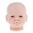 Soft Silicone Realistic Awake Baby Doll Unpainted Head Sculpt Mold For 22inch Reborn Custom Kits Normal Skin Tone