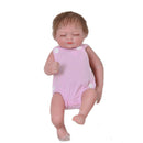 26cm Soft Silicone Simulation Newborn Baby Doll in Pink Clothes Pregnant Learning Toy