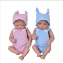 26cm Lifelike Silicone Baby Boy Doll Costumed Newborn Doll Kids Sleeping Toy