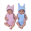 26cm Lifelike Silicone Baby Boy Doll Costumed Reborn Doll Kids Sleeping Toy