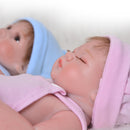 26cm Lifelike Silicone Baby Boy Doll Costumed Reborn Doll Kids Sleeping Toy
