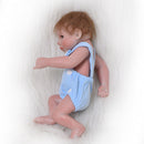 26cm Lifelike Silicone Baby Boy Doll Costumed Reborn Doll Kids Sleeping Toy