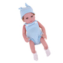 26cm Lifelike Silicone Baby Boy Doll Costumed Reborn Doll Kids Sleeping Toy