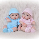 Children Christmas Gift - Real Touch Vinyl 10inch Reborn Kit Baby Doll With Clothes And Accessories Â– Newborn Boy Doll Toy Photography Props