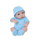 Children Christmas Gift - Real Touch Vinyl 10inch Reborn Kit Baby Doll With Clothes And Accessories Â– Newborn Boy Doll Toy Photography Props