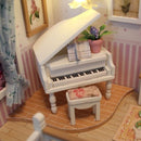 1:24 Dollhouse Miniature DIY European Style Prince Doll House Kits Kids Gift