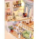 1:24 Dollhouse Miniature DIY European Style Prince Doll House Kits Kids Gift
