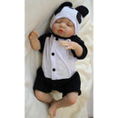 Real Looking Vinyl 18inch Reborn Kits Baby Doll Lifelike Newborn Toddler Doll Kids Birthday Gift Festival Gift