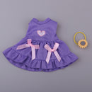 25cm Handmade Fashion w/Head Ring Dress Accessories For Mellchan Dolls Accs Purple