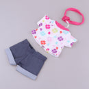 3Pcs Lovely Casual Clothes Set For 25cm Mellchan Doll Outfit Accessory