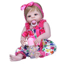 55cm Lifelike Silicone Reborn Doll Baby Costumed Newborn Full Doll Girl
