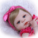 55cm Lifelike Silicone Reborn Doll Baby Costumed Newborn Full Doll Girl