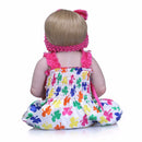 55cm Lifelike Silicone Reborn Doll Baby Costumed Newborn Full Doll Girl