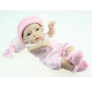 Real Life 12inch Reborn Baby Twins Doll Full Silicone Fake Newborn Baby Doll Children Christmas Gift