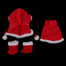 Christmas Clothes- 3 Pieces Outfit - Cloak + Dress + Socks for 25cm Mellchan Dolls Gift Set
