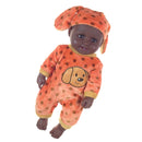 Lifelike 20inch Reborn African American Baby Boy Doll Soft Silicone Newborn Toddler Model Toy Photography Props Model