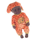 Lifelike 20inch Reborn African American Baby Boy Doll Soft Silicone Newborn Toddler Model Toy Photography Props Model