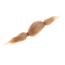 Golden Pure Mohair Long Straight Hair Wig for Reborn Doll Looks Like Real Fine Baby Hair