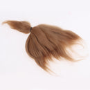 Golden Pure Mohair Long Straight Hair Wig for Reborn Doll Looks Like Real Fine Baby Hair