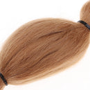 Golden Pure Mohair Long Straight Hair Wig for Reborn Doll Looks Like Real Fine Baby Hair