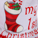 22inch Christmas Costume Reborn Doll Soft Silicone Baby Doll with Clothes, Pacifier, Bottle, Carpet and Mini Bear Toy