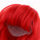 1/6 Girl Doll Long Big Curly Wig Haircut DIY Accessory for 12inch Blythe Doll Orange Red