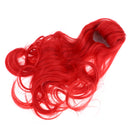 1/6 Girl Doll Long Big Curly Wig Haircut DIY Accessory for 12inch Blythe Doll Orange Red