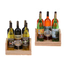 2 Set/ 10 Pieces Miniature Beer Wine Drink Bottles Goblet With Magnet Wooden Storage Box 1/12 Dollhouse Kitchen Life Scenes Decoration