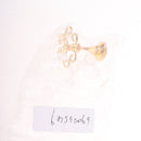 1/12 Dollhouse Miniature Bar Life Scenes Decor - Gold Glass Wine Cup Holder & 4 Pieces Goblet Kits Kids Pretend Play Toy