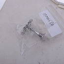 1/12 Dollhouse Miniature Bar Life Scenes Decor - Silver Glass Wine Cup Holder & 4 Pieces Goblet Kits Kids Pretend Play Toy