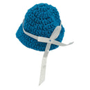 Lovely Knitted Cap Ribbon Hat Outfit for 12inch Blythe 1/3 BJD Dollfie LUTS Dolls Clothing Accessories Blue
