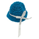 Lovely Knitted Cap Ribbon Hat Outfit for 12inch Blythe 1/3 BJD Dollfie LUTS Dolls Clothing Accessories Blue