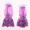1/3 BJD Smart Dolls Clothes - Embroidery Flowers Dress for Dollfie DOD DZ AS Party Outfit Purple