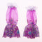 1/3 BJD Smart Dolls Clothes - Embroidery Flowers Dress for Dollfie DOD DZ AS Party Outfit Purple