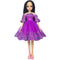 1/3 BJD Smart Dolls Clothes - Embroidery Flowers Dress for Dollfie DOD DZ AS Party Outfit Purple