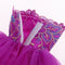 1/3 BJD Smart Dolls Clothes - Embroidery Flowers Dress for Dollfie DOD DZ AS Party Outfit Purple