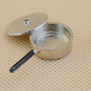 4 Pairs Metal Frying Pan Lid Set Cookware for 1/12 Dollhouse Miniature Kitchen Decor Accessory