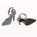 1/3 BJD Smart Doll Suede Shoes for Ball Jointed Doll LUTS Dollfie Lolita Ankle Belt High Heels with Flowers