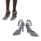 1/3 BJD Smart Doll Suede Shoes for Ball Jointed Doll LUTS Dollfie Lolita Ankle Belt High Heels with Flowers