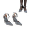 1/3 BJD Smart Doll Suede Shoes for Ball Jointed Doll LUTS Dollfie Lolita Ankle Belt High Heels with Flowers