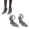 1/3 BJD Smart Doll Suede Shoes for Ball Jointed Doll LUTS Dollfie Lolita Ankle Belt High Heels with Flowers
