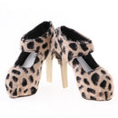 1/3 Doll Leopard High Heels For SD16 Girl Dolls Accessories Doll High Heels -Khaki Color