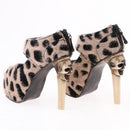 1/3 Doll Leopard High Heels For SD16 Girl Dolls Accessories Doll High Heels -Khaki Color