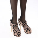 1/3 Doll Leopard High Heels For SD16 Girl Dolls Accessories Doll High Heels -Khaki Color