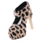 1/3 Doll Leopard High Heels For SD16 Girl Dolls Accessories Doll High Heels -Khaki Color