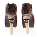 1/3 Doll Leopard High Heels For SD16 Girl Dolls Accessories Doll High Heels -Coffee Color