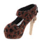 1/3 Doll Leopard High Heels For SD16 Girl Dolls Accessories Doll High Heels -Coffee Color