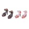 1/3 BJD Girl Dolls Shoes - Artificial Suede Ankle Strap High Heels - for LUTS for DOD for Lolita Dolls Party Outfit Accessory Black Printed