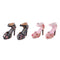 1/3 BJD Girl Dolls Shoes - Artificial Suede Ankle Strap High Heels - for LUTS for DOD for Lolita Dolls Party Outfit Accessory Black Printed